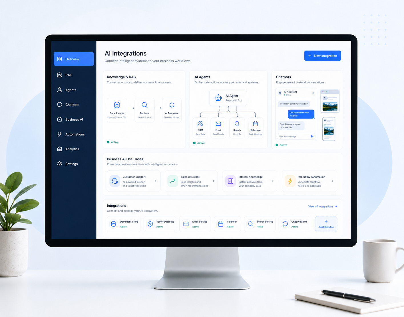Artificial intelligence integration services